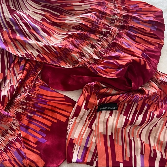 Cynthia Rowley 100% Silk Scarf – 68” x 14” - Picture 4 of 4